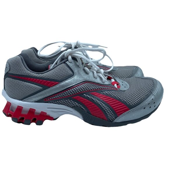Reebok Flexride Woman’s Athletic Running Shoes RB 911 FLU Grey Pink Size 10 - Picture 3 of 8